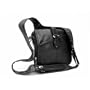 Metro Collection Manhattan Black Leather Cross-Body Bag