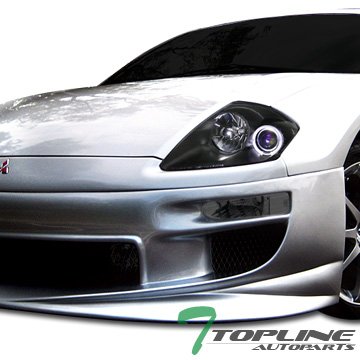 Topline Autopart Depo Smoke Tint Front Signal Parking+Rear Bumper Backup Light 00-02 Mits Eclipse