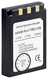 Wentronic Ersatzakku f&uuml;r Olympus LI-10B LI-12B, Sanyo DB-L10 1100 mAh