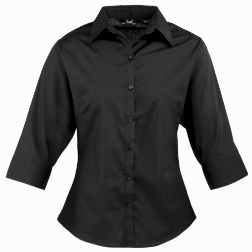 Premier Women's 3/4 sleeve poplin blouse