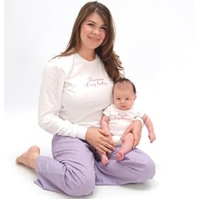 DREAMIN OF MY MOMMY Baby Onesie with matching DREAMN OF MY BABY Womens Pajamas - each sold separately