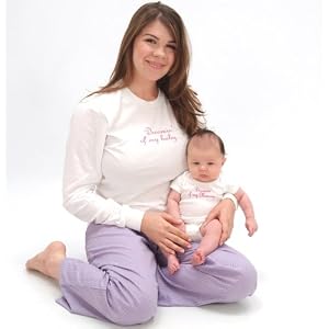 Buy Dreamin' of My Baby Ladies Plus Pajama Set Long - 2XL by Footsteps Clothing