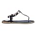 BeautyGal Women Summer Fashion Sequin Flat Sandals