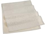 Garnier Thiebaut Heritage Eloise 100-Percent Cotton 21-Inch by 59-Inch Table Runner, Parchemin