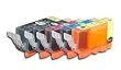 10-pack (2 Each) Ink w/ Chip for Pgi-220bk Cli-221 Canon Pixma Canon Ip3600 Ip4600 Mp560 Mp620 Mx860 Mp980