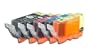 Ink Cartridge C-221C Cyan ink Cartridge For use on PIXMA MP540/MP550/MP560/MP620/MP630/MP640/MP980/MP990/MX860/MX870/IP3600/IP4600/IP4700 CLI-221M, CLI-221Y) (2 Complete sets)
