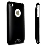 elago iPhone 3G Slim Fit Case + Crystal Clear Film - Black (Made in Korea)