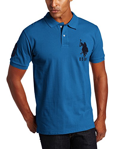 U.S. Polo Assn. Men's Solid Short Sleeve Pique Polo