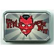 Womens Hand Made Retro "Devil Made Me Do It" Belt Buckle Womens Hand Made Retro "Devil Made Me Do It" Belt Buckle