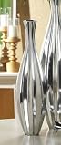 Short Aluminum Vase Classic Design Polished Finish