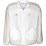 adidas Men's David Beckham Jacket, White/Metallic Gold, XX-Large