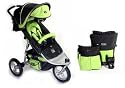 Runabout Tri Mode Single Jogging Stroller in Lime Green