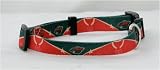 Minnesota Wild NHL Pet Collar Adjustable 3/4 Web (Medium)