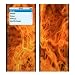 Combustion Design Decal Skin Sticker for Apple iPod nano 2G (2nd Generation) 2GB/ 4GB/ 8GB Player