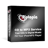 Electronics: Medium picture for Riptopia CD Ripping Service for iPod and MP3 Player Loading  100 CDs to Digital Music 