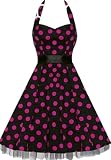 Rockabilly kleid 50s Groß Polka Lila petticoat kleid Rot Abendkleid Cocktail Kleid GR.XS/S/M/L/XL/XXL / XXXL
