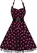 Rockabilly kleid 50s Groß Polka Lila petticoat kleid Rot Abendkleid Cocktail Kleid GR.XS/S/M/L/XL/XXL / XXXL