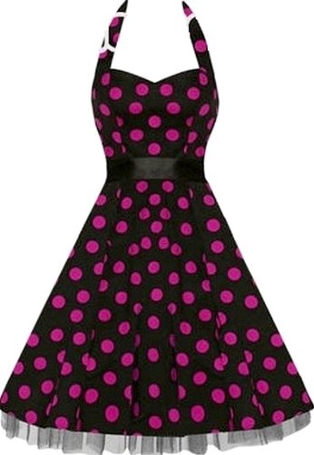 Produkt-Bild: Rockabilly kleid 50s Gro&szlig; Polka Lila petticoat kleid Rot Abendkleid Cocktail Kleid GR.XS/S/M/L/XL/XXL / XXXL