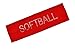 Funny Girl Designs SOFTBALL Rhinestone Cotton Stretch Headband for Girls, Teens and Adults - Softball Team Gifts