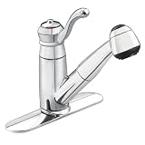 MOEN 7575C Colonnade Single Handle Kitchen Faucet with Pullout Spout, Chrome