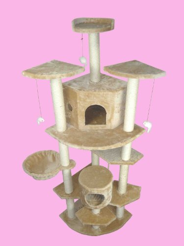 80″ Cat Tree Condo Furniture Scratch Post Pet House