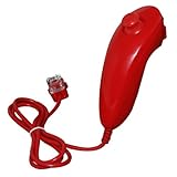 Red Nunchuck Controller for Nintendo Wii