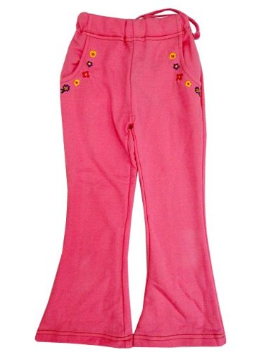 キッズ ニットパンツ ウエストリブではきやすいニットデニムパンツ（女の子-子供用）100cm 110cm 120cm 130