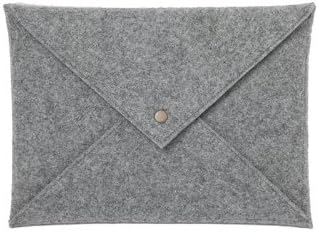 Suoran Wool Felt Sleeve Case Cover Laptop Bag for Macbook Pro 13 Retina Display Samsung Ativ Book 9 13 Inch 530u3b 530u3c 13 Inch Hp Elitebook 2570p 12.5 Inch Dell XPS 12 Dell XPS 13 Grey