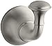 KOHLER K-11275-BN Fort? Single Robe Hook, Vibrant Brushed Nickel