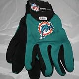 Miami Dolphins NFL Team Work Gloves