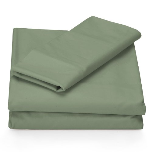 Perry Ellis Sheet Set, Microfiber, Sage, Twin