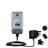 International Wall / AC Charger for the LG CU575 TraX - Gomadic Brand w/ TipExchange Technology