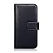 iPhone 6S Case, Terrapin [GENUINE LEATHER] iPhone 6S Case Executive [Black] Premium Wallet Case with Card Slots & Bill Compartment Case for iPhone 6 / 6S - Black