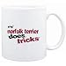 Mug White " MY Norfolk Terrier DOES TRICKS " Dogs