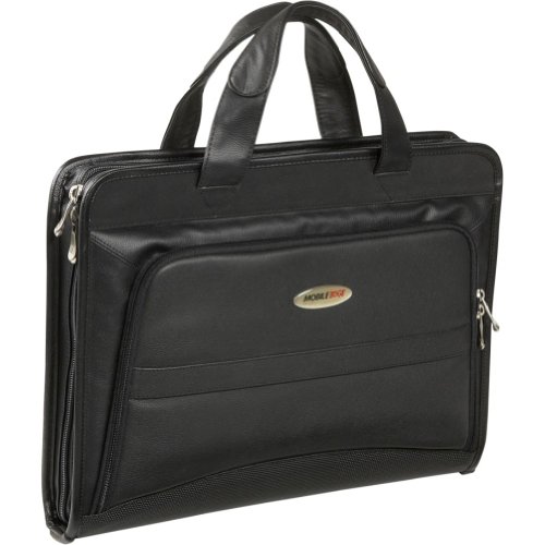 Mobile Edge MEPL01 Leather Portfolio with notepad