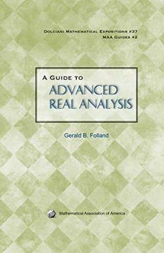 a guide to advanced real analysis dolciani mathematical expositions vol 37