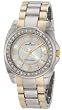 AK Anne Klein #10/9893MPTT Women's Swarovski Accented Two Tone Bracelet Watch