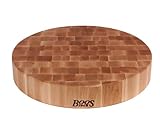 John Boos 18-Inch Round Maple Chinese Chopping Block
