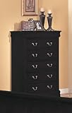 YT Furniture 8805CH - Louis Philippe Chest (Black)