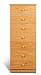 Oak 7-Drawer Lingerie Chest