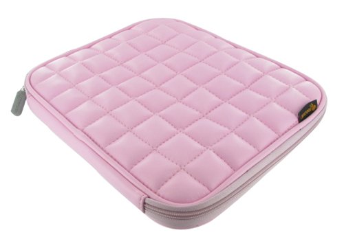 rooCASE Netbook Memory Foam Case for Acer Aspire One AO532h-2268 101-inch Faux Leather - Pink