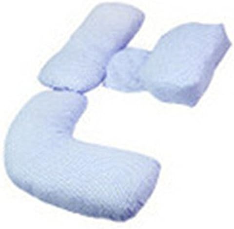 Unimommy Pregnant Women Body Pillow U-shaped Waist Pillow Maternity Nursing Pillow (Blue)