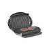Kitchen & Housewares : George Foreman GRP4PTMR Next Grilleration 4-Burger Grill with Digital Timer & Removable Plates, Platinum