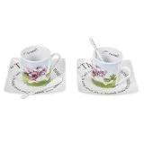 Alice In Wonderland Espresso Set - 3 oz. Alice In Wonderland Espresso Set - 3 oz.