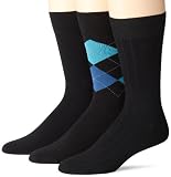 Florsheim Mens 3-pack Argyle Socks