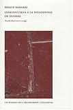 Introduction a la Philosophie de Husserl Ne