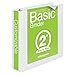 Wilson Jones Round Ring View Binder, 2 Inch, Basic, 362 Series, Customizable, White (W362-44W)