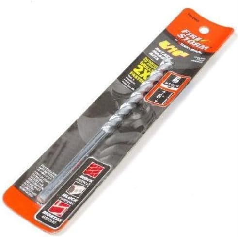 Black &amp; Decker Fire Storm 5/16" x 6" Rotary Masonry Drill Bits- FS120RD