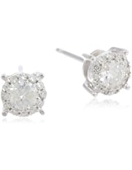 Surrounded By Love, 14k White Gold Earrings (1/2 cttw, I-J Color, I3 Clarity)