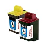 8 Pack Lexmark #32 #33 Compatible Ink Cartridges (5BK, 3CLR) 18C0032 18C0033